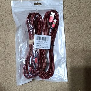 2 10ft charging cables